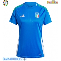 Camisa de time de futebol Itália Replicas 1º Equipamento Feminina Europeu 2024 Manga Curta